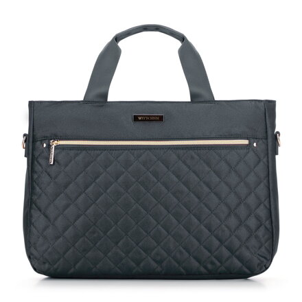 Torba na laptopa 14'' biznesowa z pikowaniem szara 99-4Y-301-01