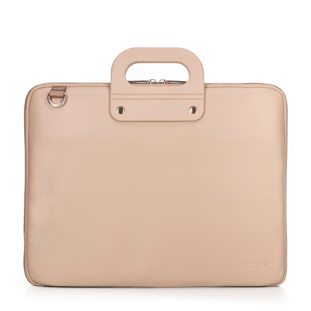 Torba na laptopa 15” z imitacji skóry beżowa 100-3P-902-9