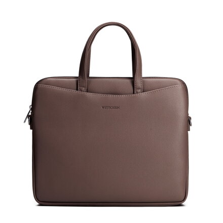 Dámska kabelka zo syntetickej kože hnedá 102-3P-921-4