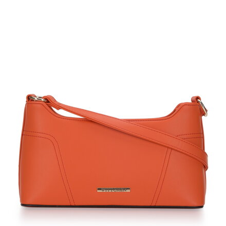 Torebka baguette damska klasyczna pomarańczowa 94-4Y-404-6