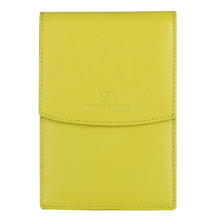 Damska torebka mini z klapką limonkowa 14-3-100-L