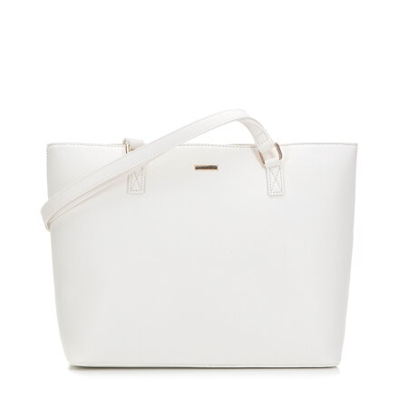 Torebka shopperka z ekoskóry klasyczna złamana bial 98-4Y-213-0
