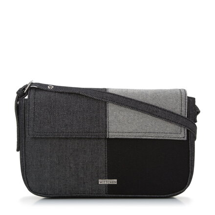 Torebka w dżinsowy patchwork 94-4Y-521-1