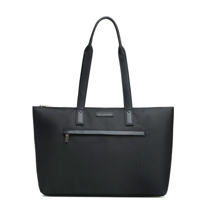 Torebka damska shopper na ramię czarna 102-4Y-400-1