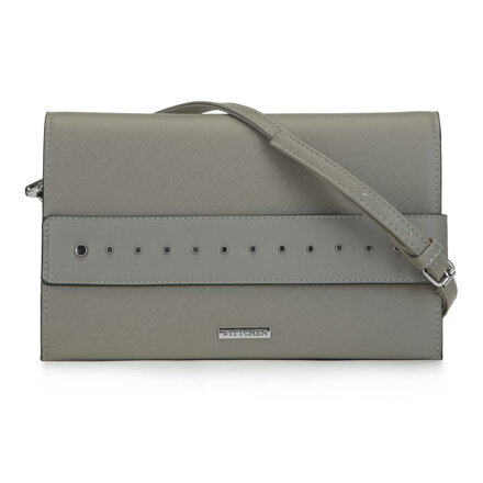 Torebka kopertówka duża z ćwiekami 91-4Y-712-8