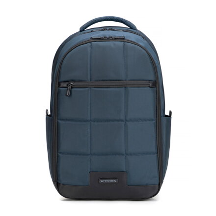 Wielofunkcyjny plecak do samolotu w geometryczny wzór granatowo - czarny 102-3P-100-7D