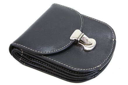 Malá dámska kožená peňaženka so zámočkom 511-1241A-60
