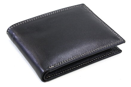 Čierna kožená peňaženka 513-9160-60