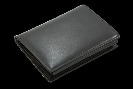 Černá pánská kožená peněženka - dokladovka 514-4402-60