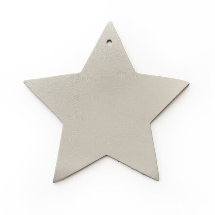 Svetlosivá vianočná ozdoba hviezda 619-1216-20