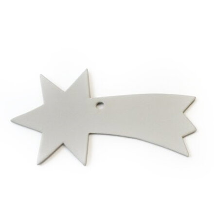 Svetlosivá vianočná ozdoba kométa 619-1214-20