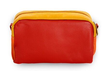 Multifarebná dámska kožená etue 611-0395-M31