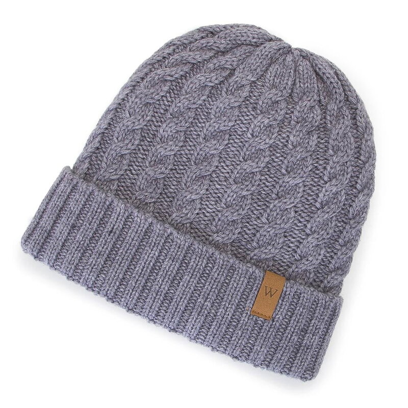 Damska czapka beanie ocieplana 91-HF-201-8 Damska czapka beanie ocieplana 91-HF-201-8
