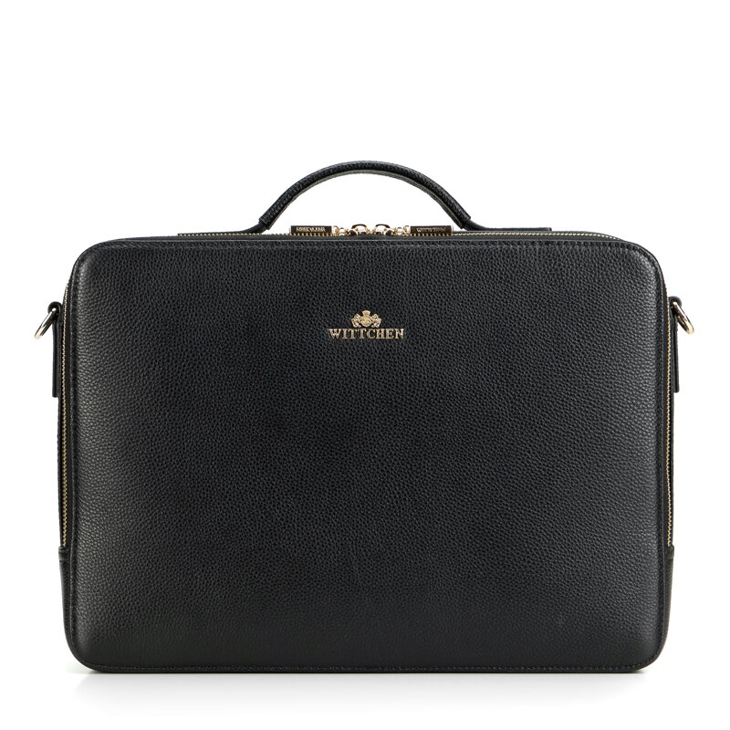 Damska torba na laptopa 15" dwukomorowa czarna 103-2E-617-1