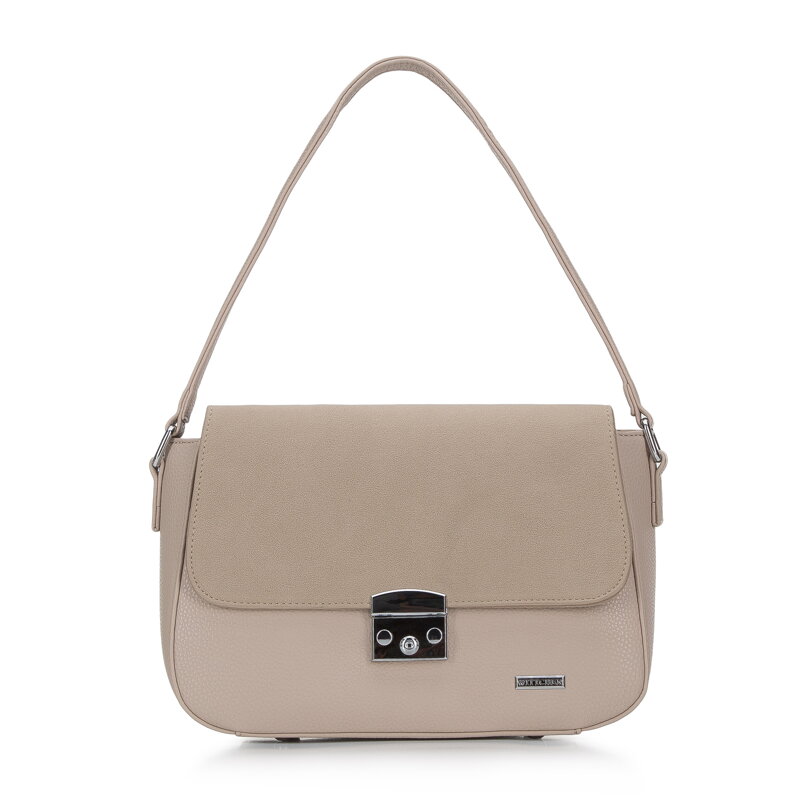 Damska torebka z ekoskóry o dwóch fakturach 94-4Y-611-9