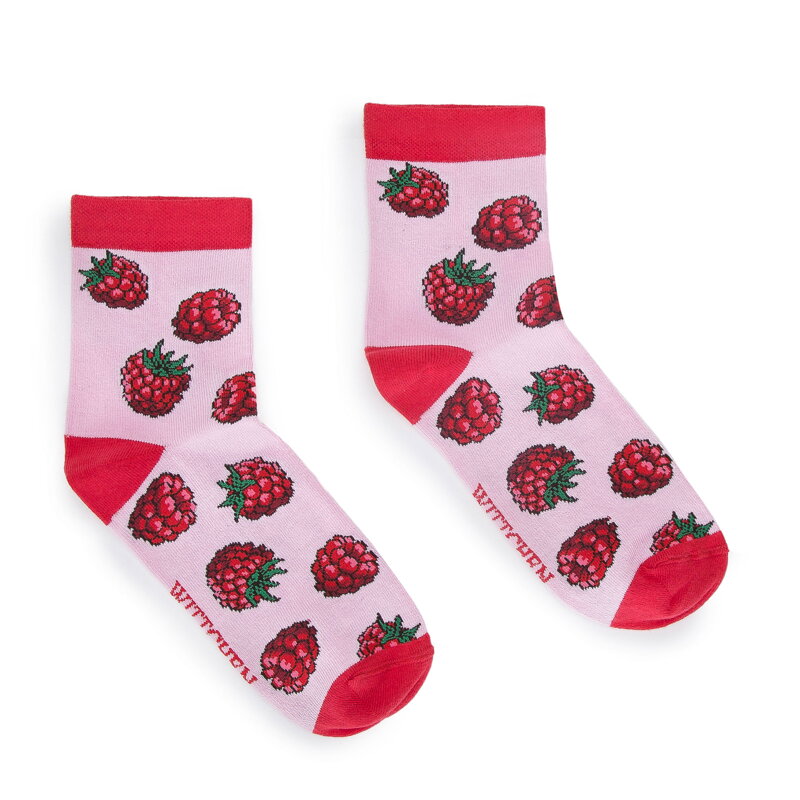 Damskie skarpetki w maliny 94-SD-003-X1