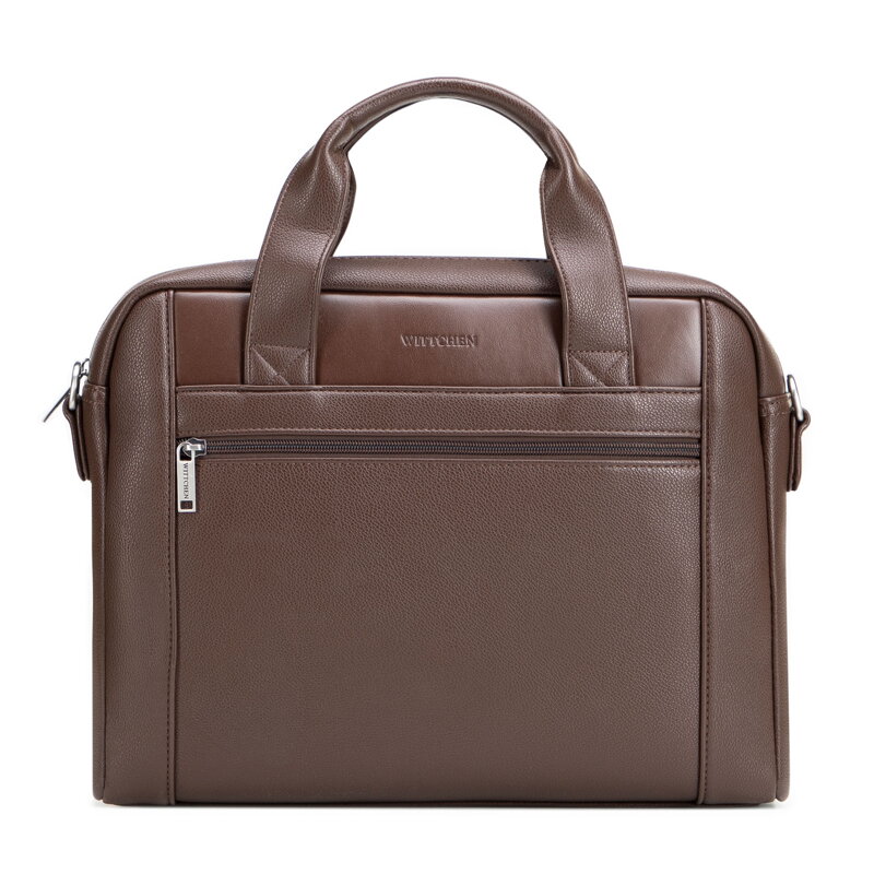 Elegancka torba na laptopa 15,6” brązowa 102-3P-917-4