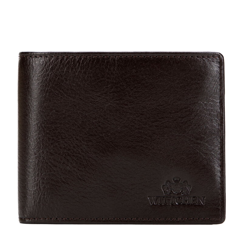 Elegancki męski portfel ze skóry naturalnej brązowy 21-1-026-L40