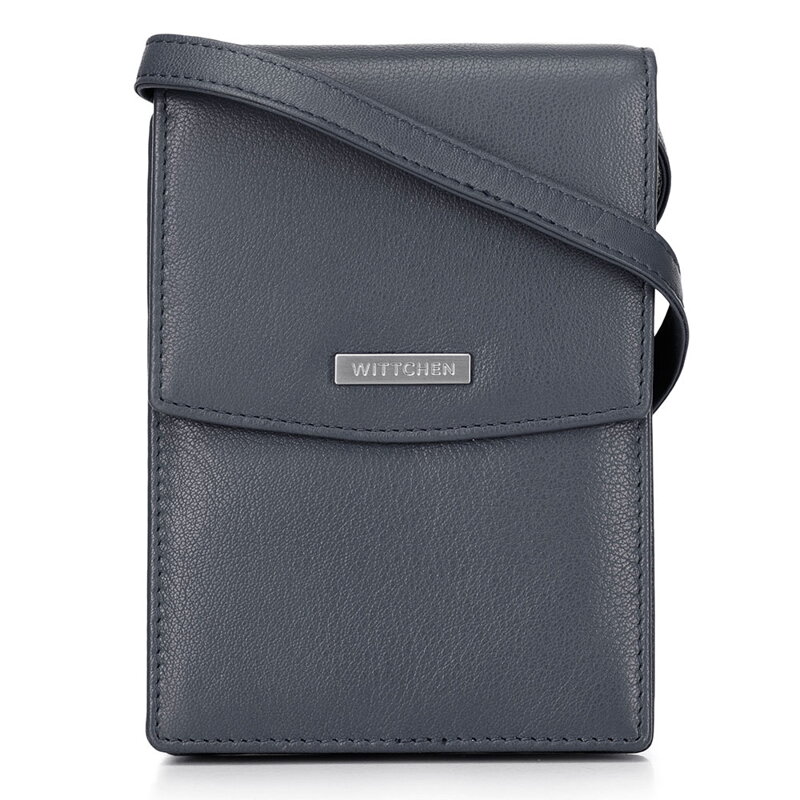 Minitorebka crossbody skórzana 2 w 1 ciemny granat 26-2-100-N Minitorebka crossbody skórzana 2 w 1 ciemny granat 26-2-100-N