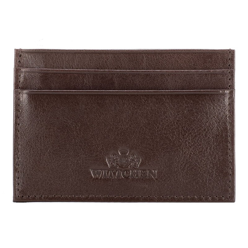 Etui na karty skórzane basic 21-2-038-4