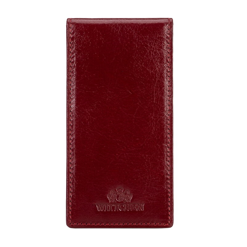 Etui na karty kredytowe skórzane z wieloma przegródkami czerwone 21-2-170-L30 Etui na karty kredytowe skórzane z wieloma przegródkami czerwone 21-2-170-L30