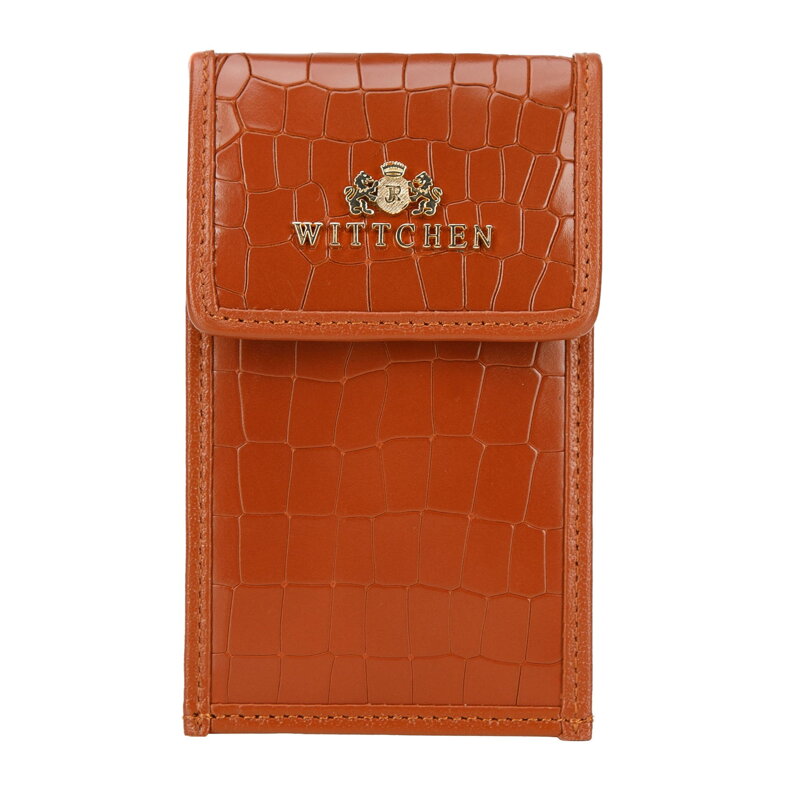 Etui na klucze ze skóry croco 15-2-015-55 Etui na klucze ze skóry croco 15-2-015-55