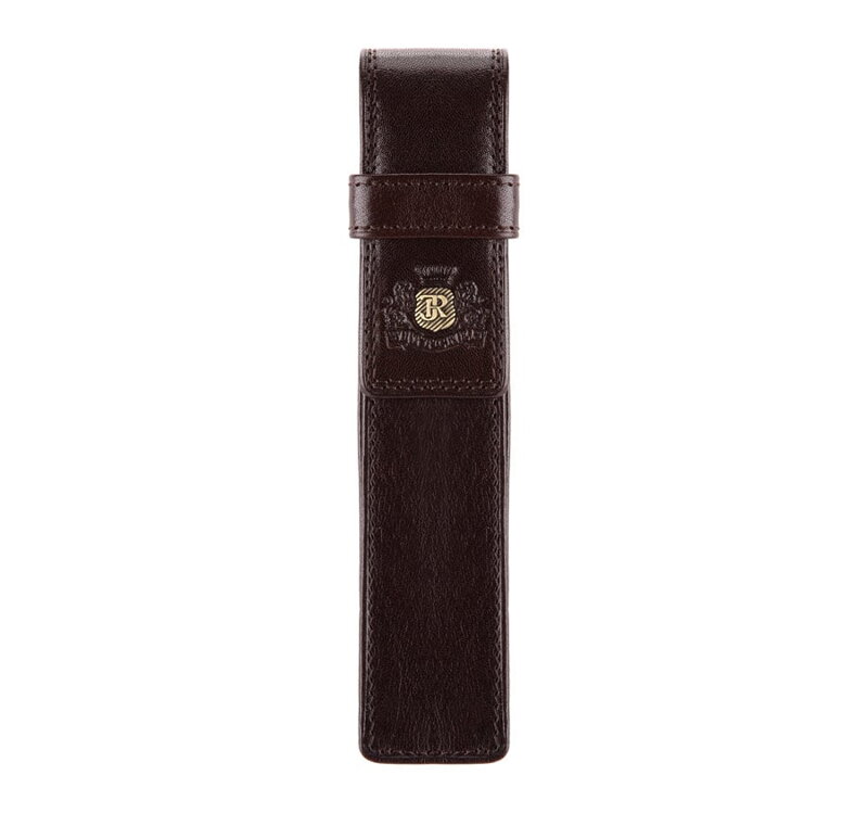 Etui na pióro skórzane wsuwane brązowe 39-2-100-3 Etui na pióro skórzane wsuwane brązowe 39-2-100-3