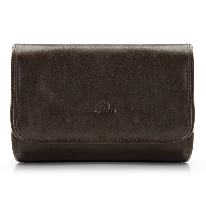 Kosmetyczka skórzana rozkładana 21-3-287-4