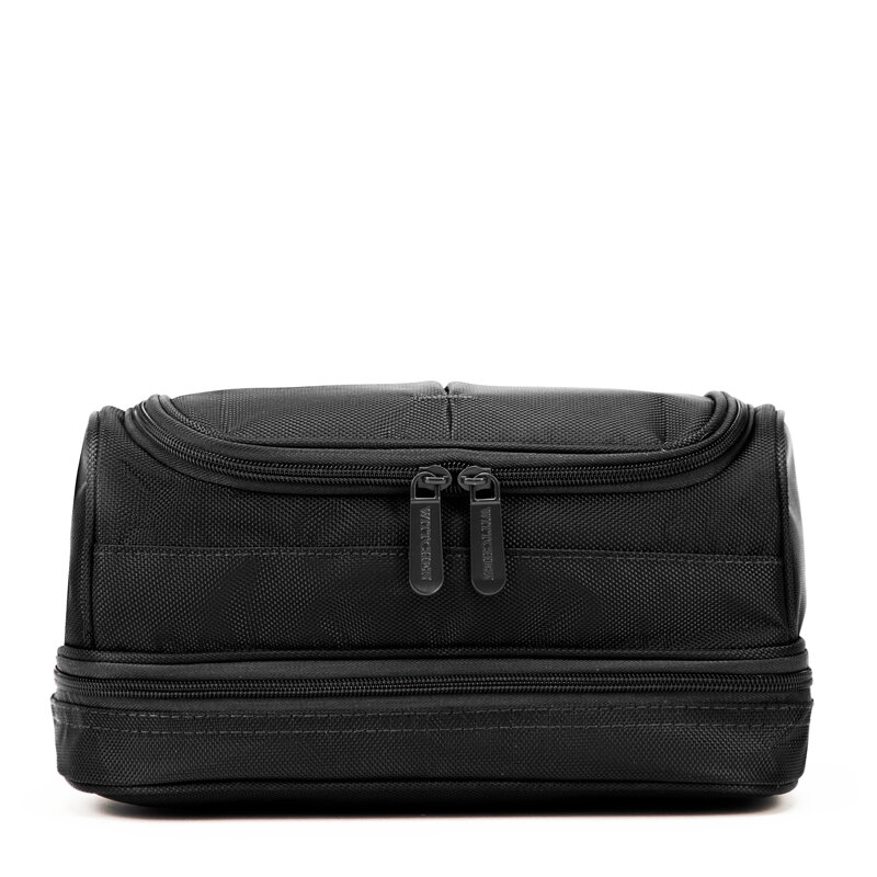 Kosmetyczka podróżna miękka prostokątna czarna 56-3S-588-1DD