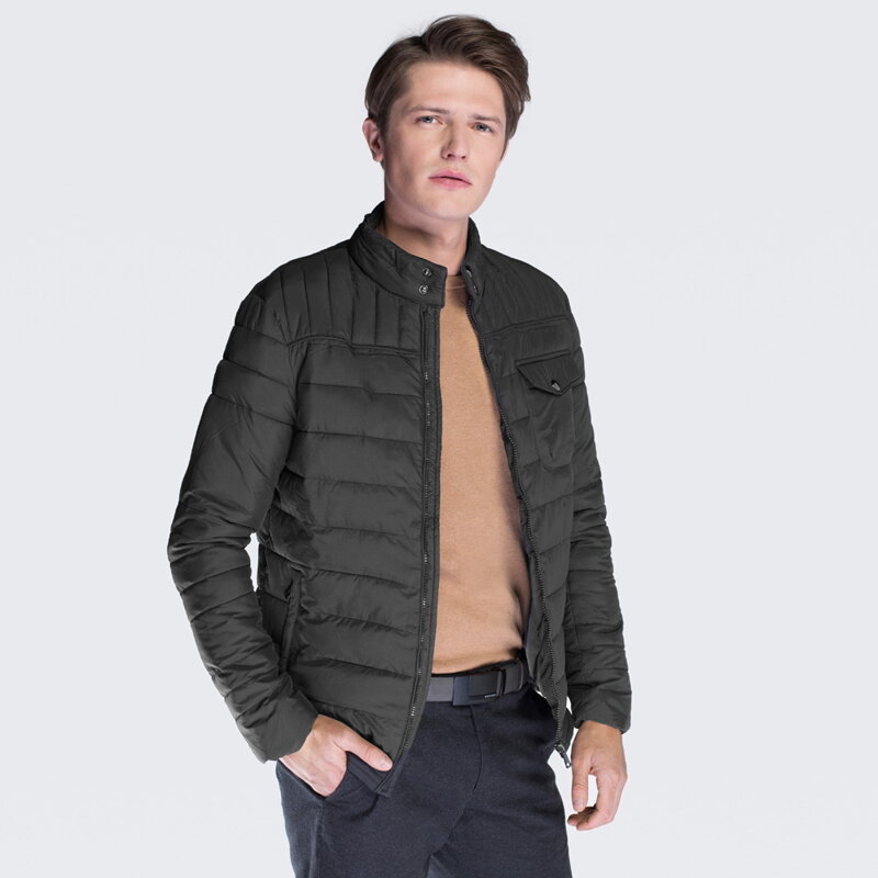 Kurtka męska czarna 87-9N-450-1