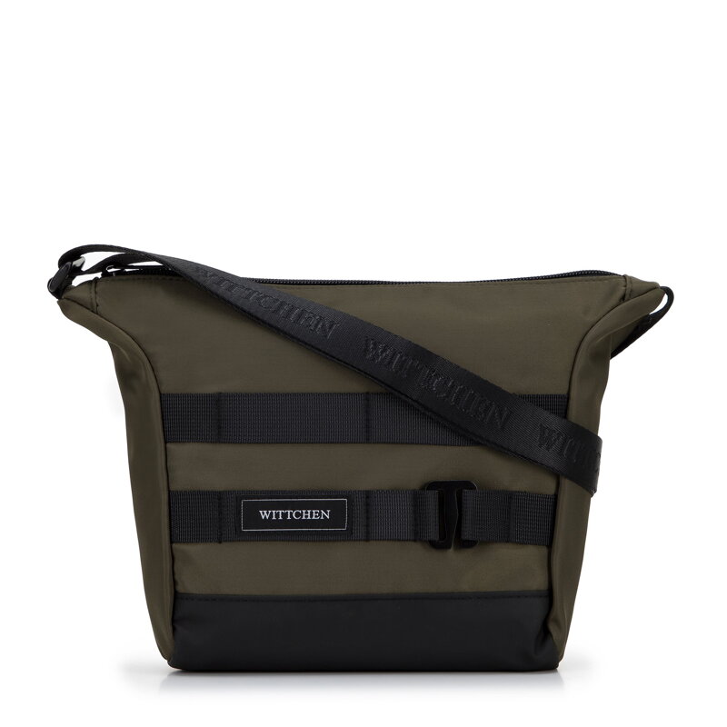 Pánska crossbody taška s predným pásom malá zelená 56-3S-803-80 Pánska crossbody taška s predným pásom malá zelená 56-3S-803-80