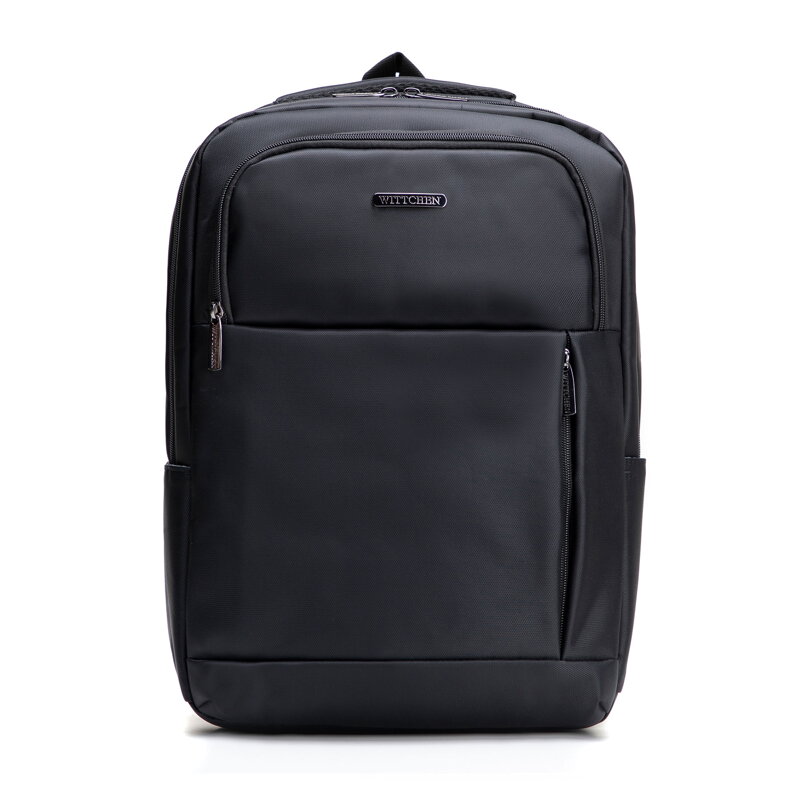 Męski plecak na laptopa 14'' nylonowy czarny 29-3P-102-1D