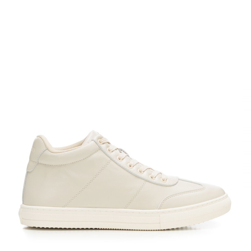 Męskie sneakersy z naturalnej skóry licowej jasny beż 101-M-514-9 Męskie sneakersy z naturalnej skóry licowej jasny beż 101-M-514-9