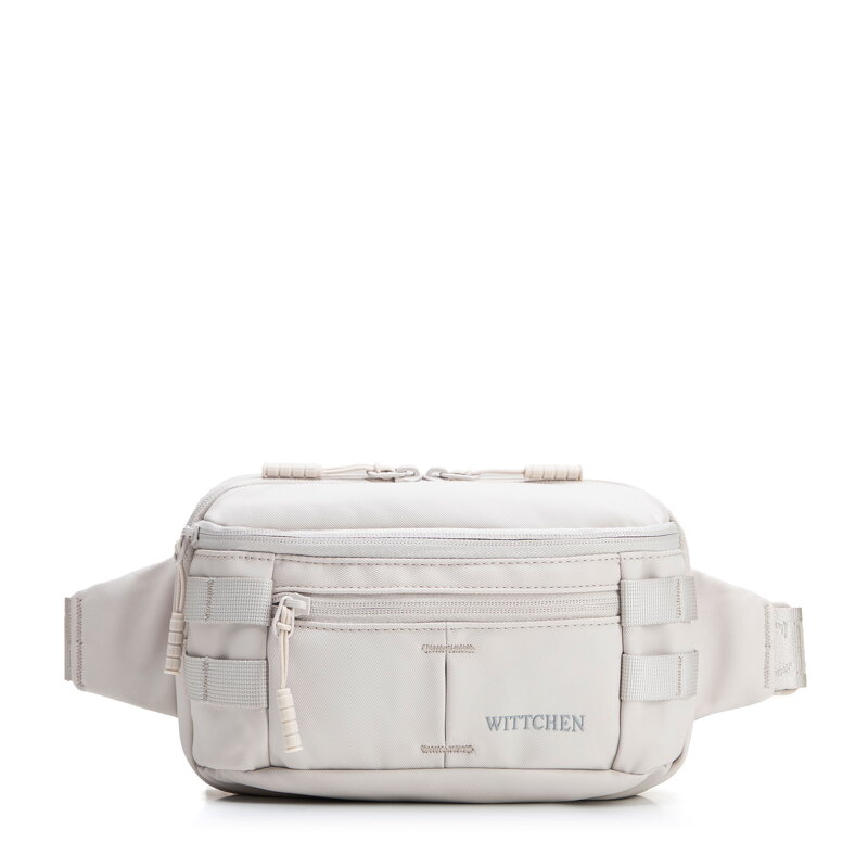 Nerka męska z ochroną RFID złamana biel 102-3P-807-0