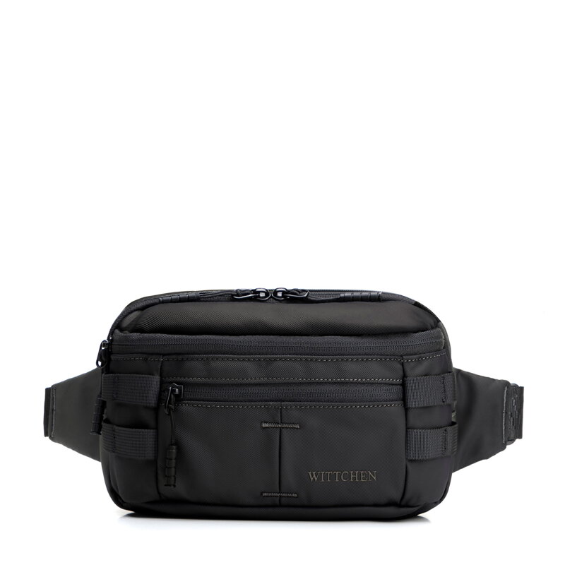 Nerka męska z ochroną RFID czarna 102-3P-807-1