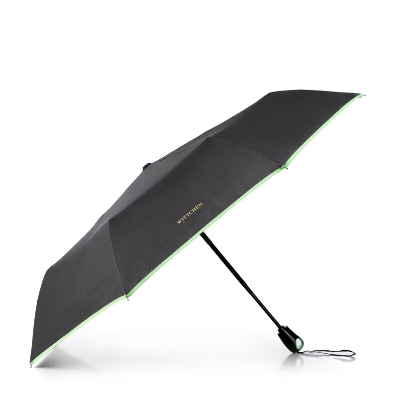 Parasol automatyczny z ozdobną lamówką czarno - zielony PA-7-900-1L Parasol automatyczny z ozdobną lamówką czarno - zielony PA-7-900-1L