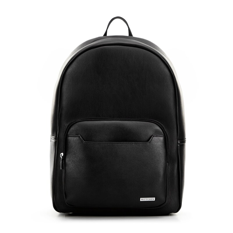 Plecak na laptopa 15’’ z ekoskóry czarny 29-3P-010-1 Plecak na laptopa 15’’ z ekoskóry czarny 29-3P-010-1