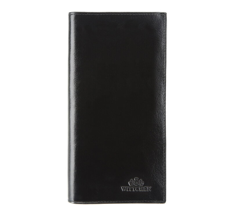 Damski portfel ze skóry klasyczny duży 21-1-335-1