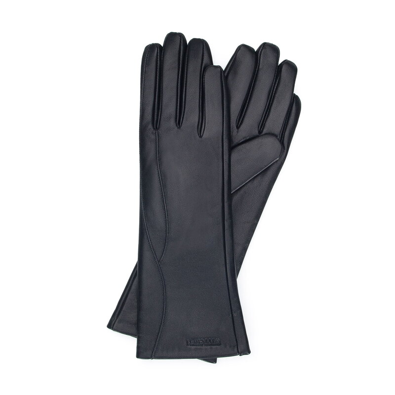 Rękawiczki damskie czarne 39-6L-225-1