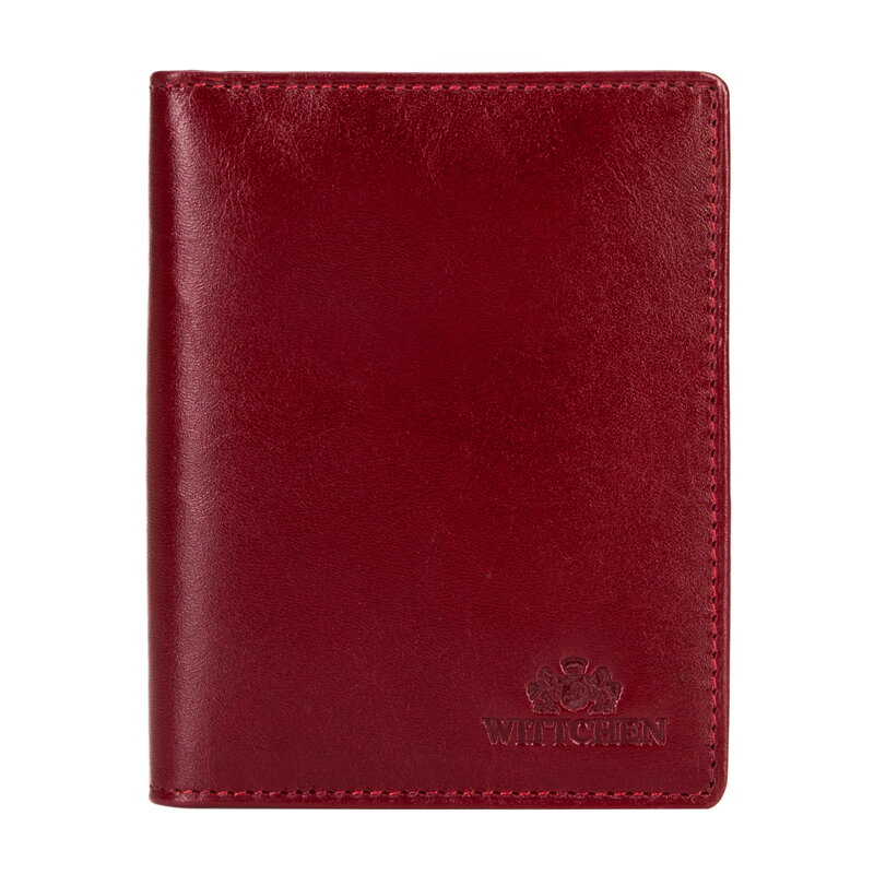 Skórzane etui na dokumenty pionowe czerwone 21-2-163-L30 Skórzane etui na dokumenty pionowe czerwone 21-2-163-L30