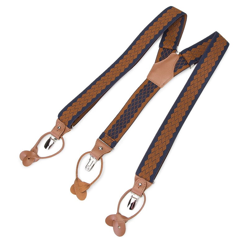 Męskie szelki do spodni 91-SZ-001-X5 Męskie szelki do spodni 91-SZ-001-X5