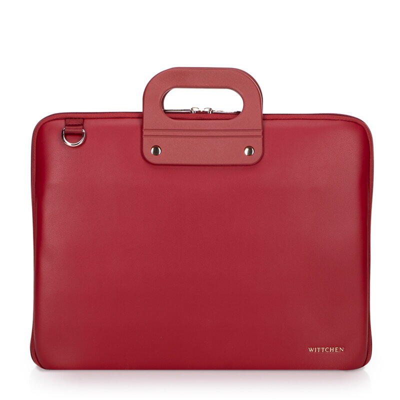 Torba na laptopa 15” z imitacji skóry bordowa 100-3P-902-3 Torba na laptopa 15” z imitacji skóry bordowa 100-3P-902-3
