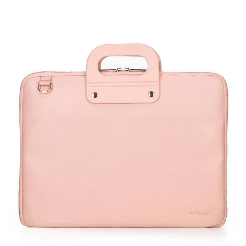 Torba na laptopa 15” z imitacji skóry różowa 100-3P-902-P Torba na laptopa 15” z imitacji skóry różowa 100-3P-902-P