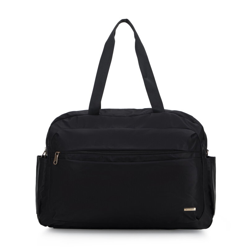 Torba podróżna z nylonu czarno-złota 98-4Y-104-1G Torba podróżna z nylonu czarno-złota 98-4Y-104-1G
