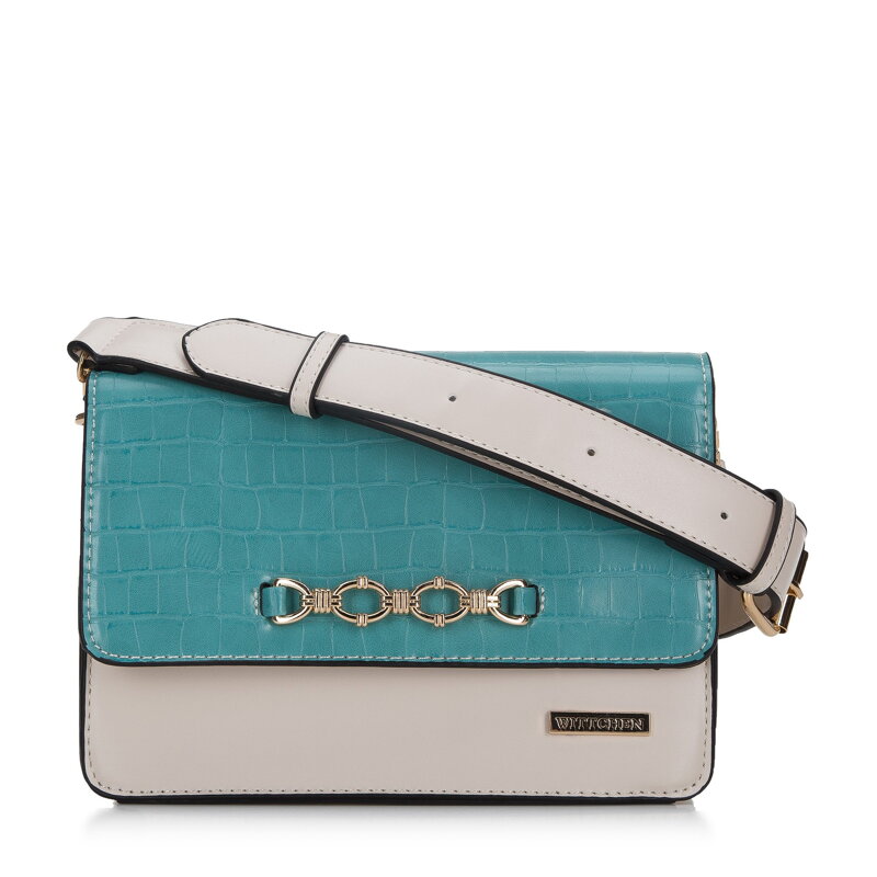 Crossbody kabelka s kovovou dekoráciou, 94-4Y-717-7 Crossbody kabelka s kovovou dekoráciou, 94-4Y-717-7