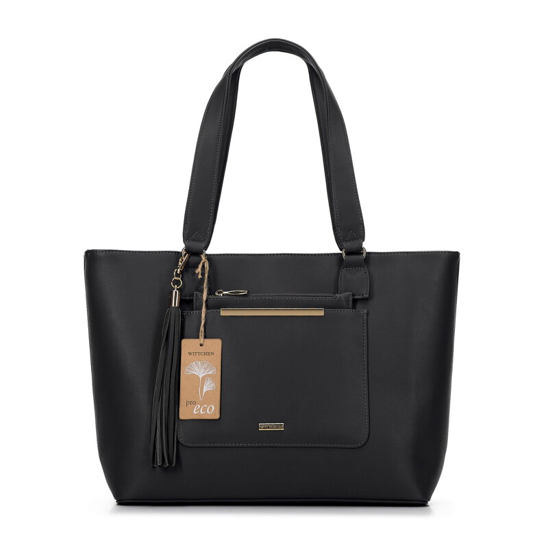 Torebka shopperka z wyjmowanym etui czarna 97-4Y-231-1 Torebka shopperka z wyjmowanym etui czarna 97-4Y-231-1
