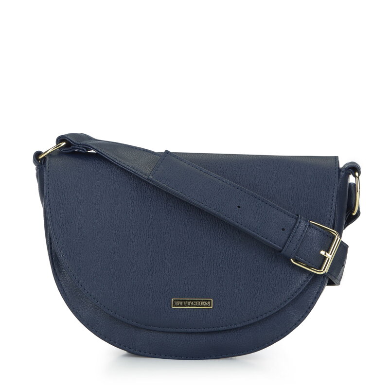 Damska listonoszka saddle bag z szerokim paskiem 93-4Y-906-N
