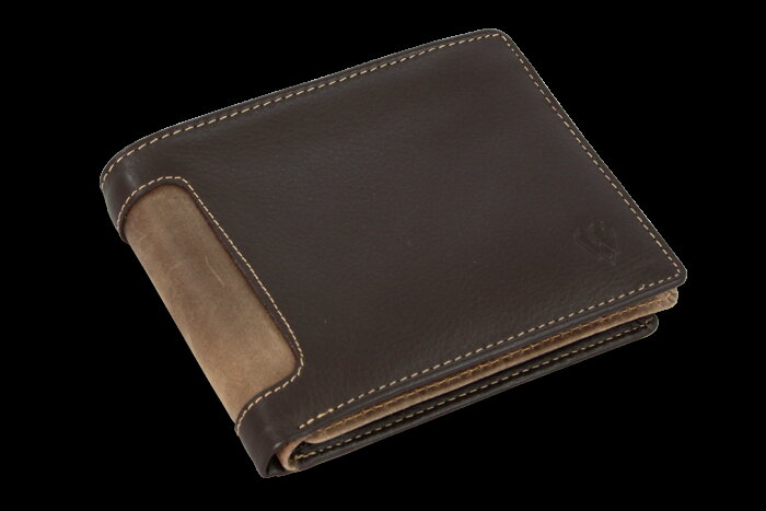 Hnědá pánská kožená peněženka 513-5501-47