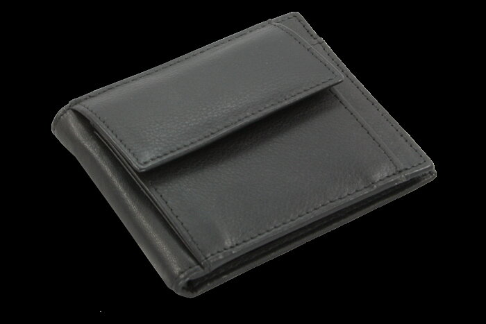Černá pánská kožená peněženka - dolarovka 519-2908-60