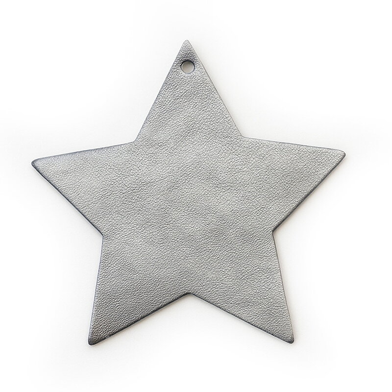 Tmavo strieborná vianočná ozdoba hviezda 619-1216-29
